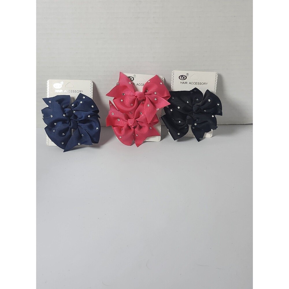 Lot Of 6 Hair Bows